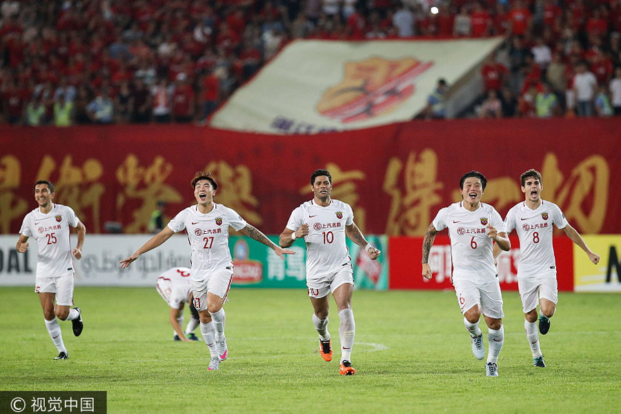 Shanghai beat Guangzhou on penalties for AFC Champions League semis