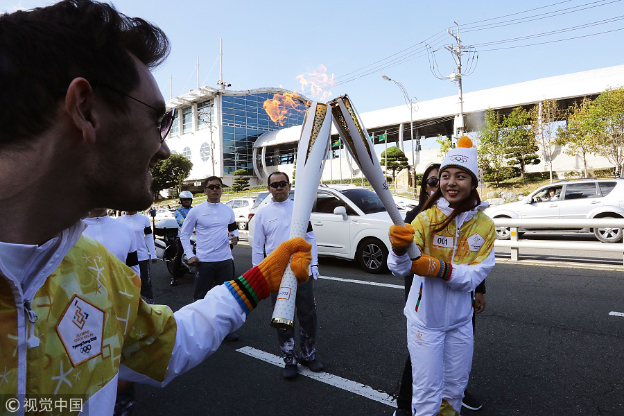 Pyeongchang Winter Olympics torch relay kicks off