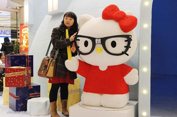 'Hello Kitty Polar Tour' exhibition opens in Shanghai