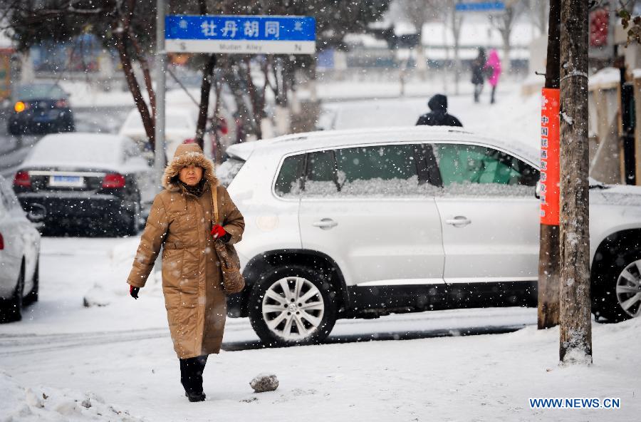 Snowfall hits China's north