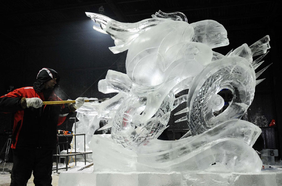 Harbin's 27th International Ice Sculpture Competition closed