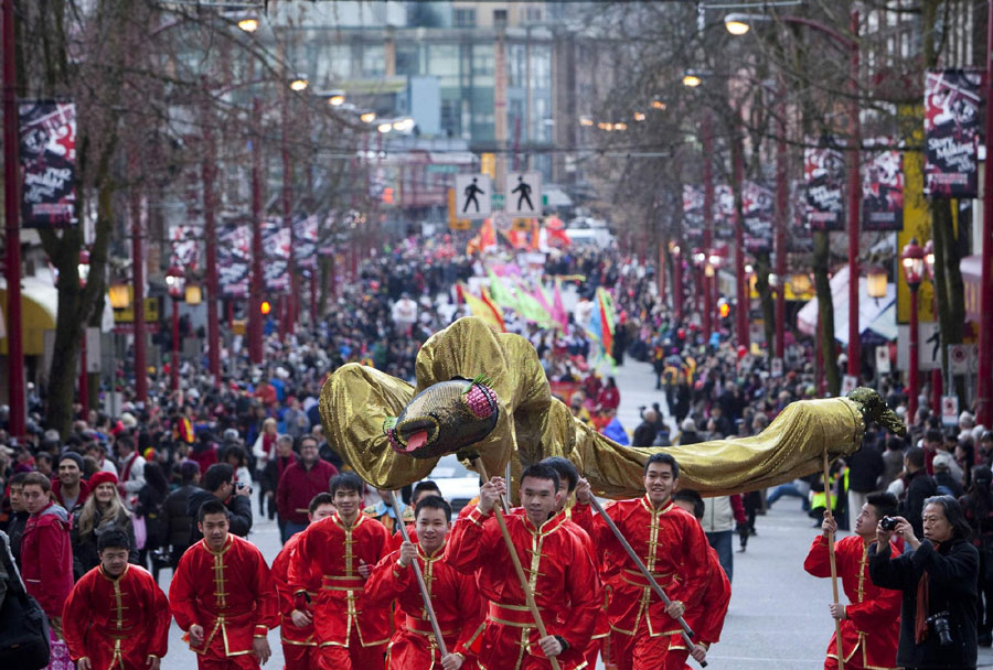 Chinese New Year parade in Vancouver