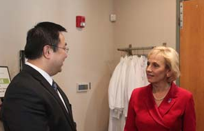 Lt. Governor Kim Guadagno visited International Vitamin Corporation