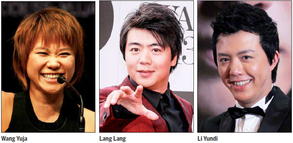 China's 'big 3' keep their individuality