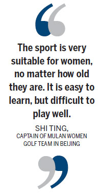More women on the fairways