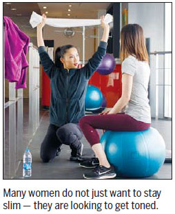 The reasons why women hit the gyms