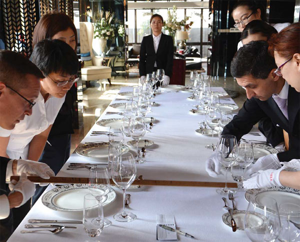 Learning skills to serve the super rich