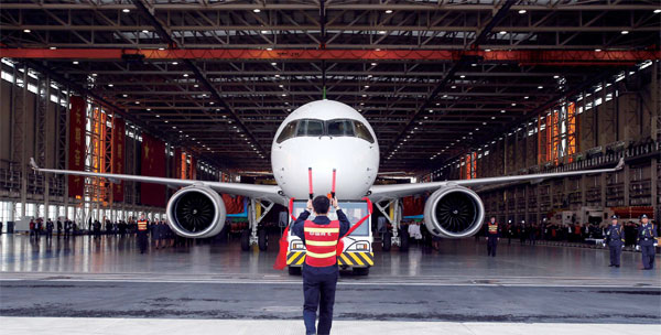 New aircraft prepares for takeoff