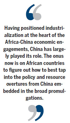 Industrialization gets attention it needs