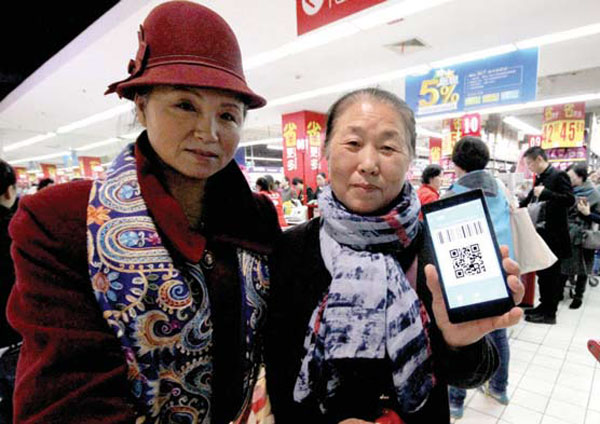 Customers swipe Double 12 deals
