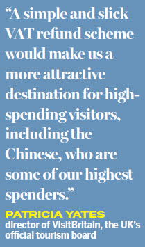 Complex VAT refund hurts UK tourism