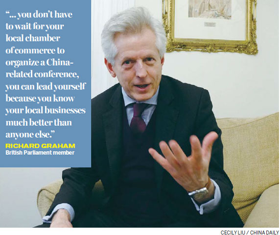 British MP helps to bridge business gap