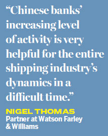 China's lenders move on shipping business