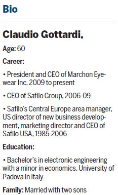 Marchon chief sees the future in glasses