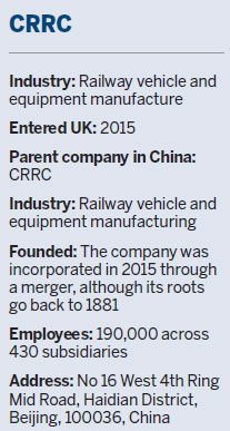 Railway giant on trace for UK business