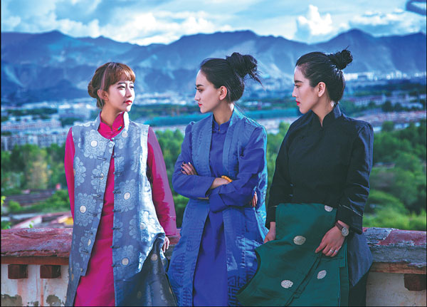 Tibetan clothing asserts itself