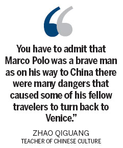 In marco polo's footsteps