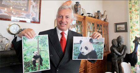Bearing up for special Chinese visitors