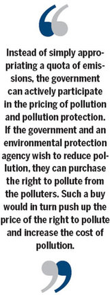 Market forces will be ally in fighting pollution