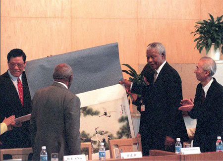 Mandela's visits to China