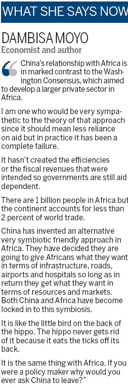 More China, less Bono is prescription