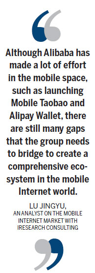 Alibaba takes giant strides