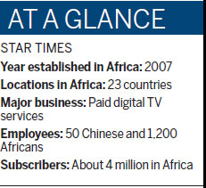 Company popularizes digital TV in Africa