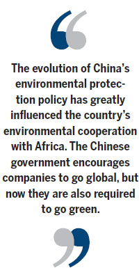 China's environmental diplomacy in Africa