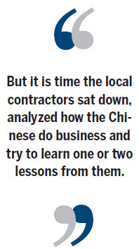 Fearful contractors should learn from rivals