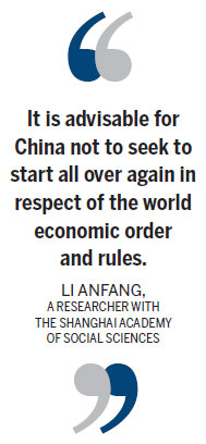 Bigger role sought for nation in global economic talks