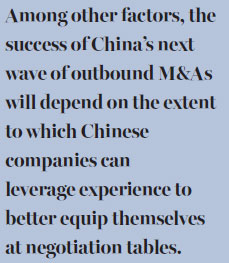 Chinese companies evolve at negotiations