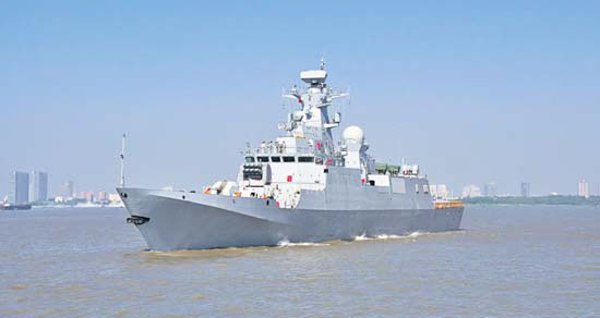 China delivers warship to Algerian navy