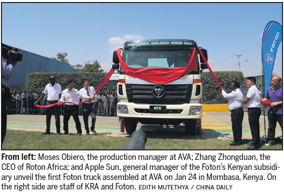 Foton revs up for Kenya truck assembly