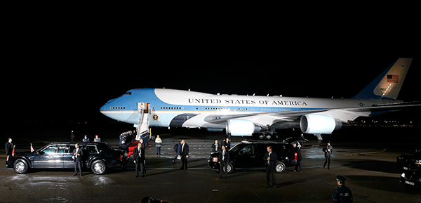 Obama lands in Berlin for farewell visit to closest ally Merkel