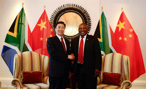 China, S. Africa to advance comprehensive strategic partnership