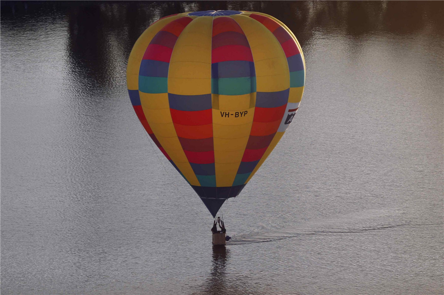 Balloon festival held in Canberra, Australia