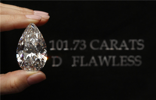 101.73-carat diamond to be auctioned for over $20 million