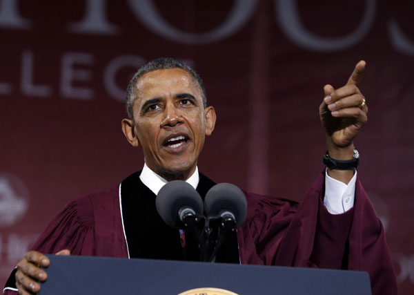 Obama delivers Morehouse commencement