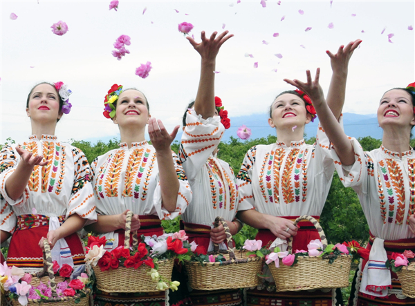 Rose Festival held in Kazanlak, Bulgaria