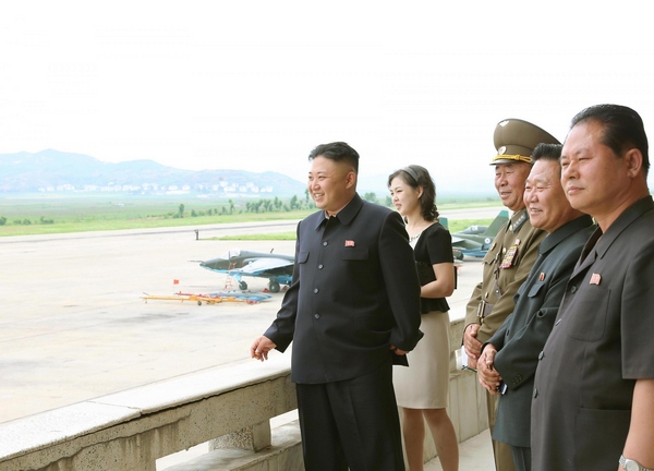 Kim Jong-un inspects DPRK's air force