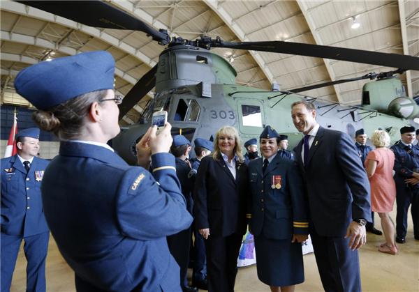 New CH-147F Chinook helicopters unveiled in Ottawa