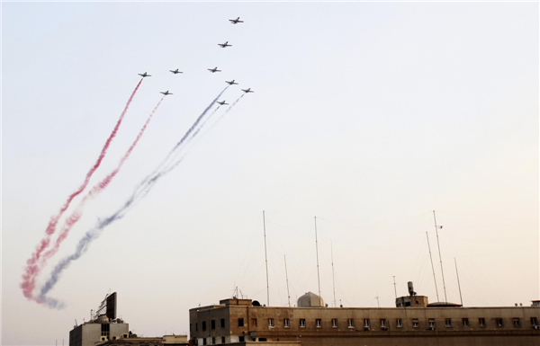 Egypt's military stages fly pasts over Cairo