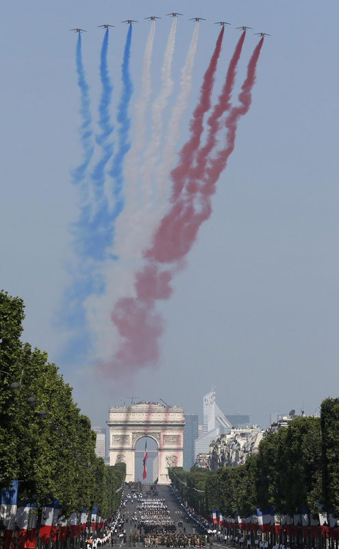 France celebrates Bastille Day