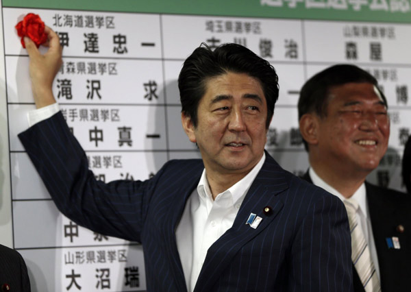 Abe has chance to show true colors after big win
