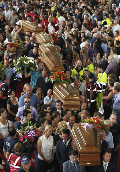 Italy mourns victims of coach accident
