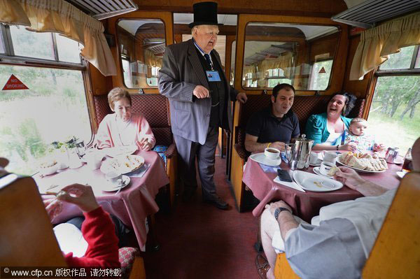 Scotland train marks 150th year