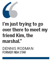 Rodman begins second visit to DPRK