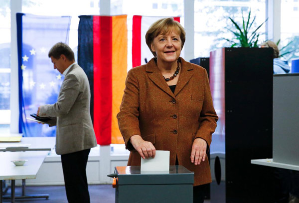 Germans go to polls as Merkel bids for 3rd term