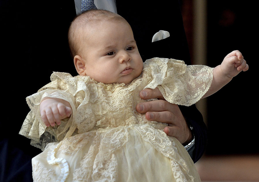 Prince George baptized in London