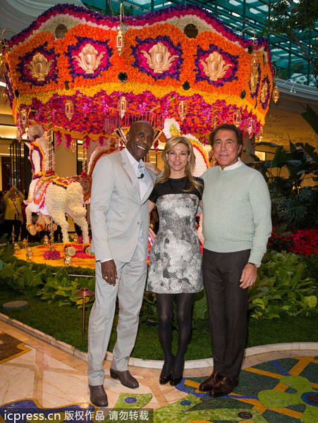 Floral masterpiece unveiled at Wynn Las Vegas